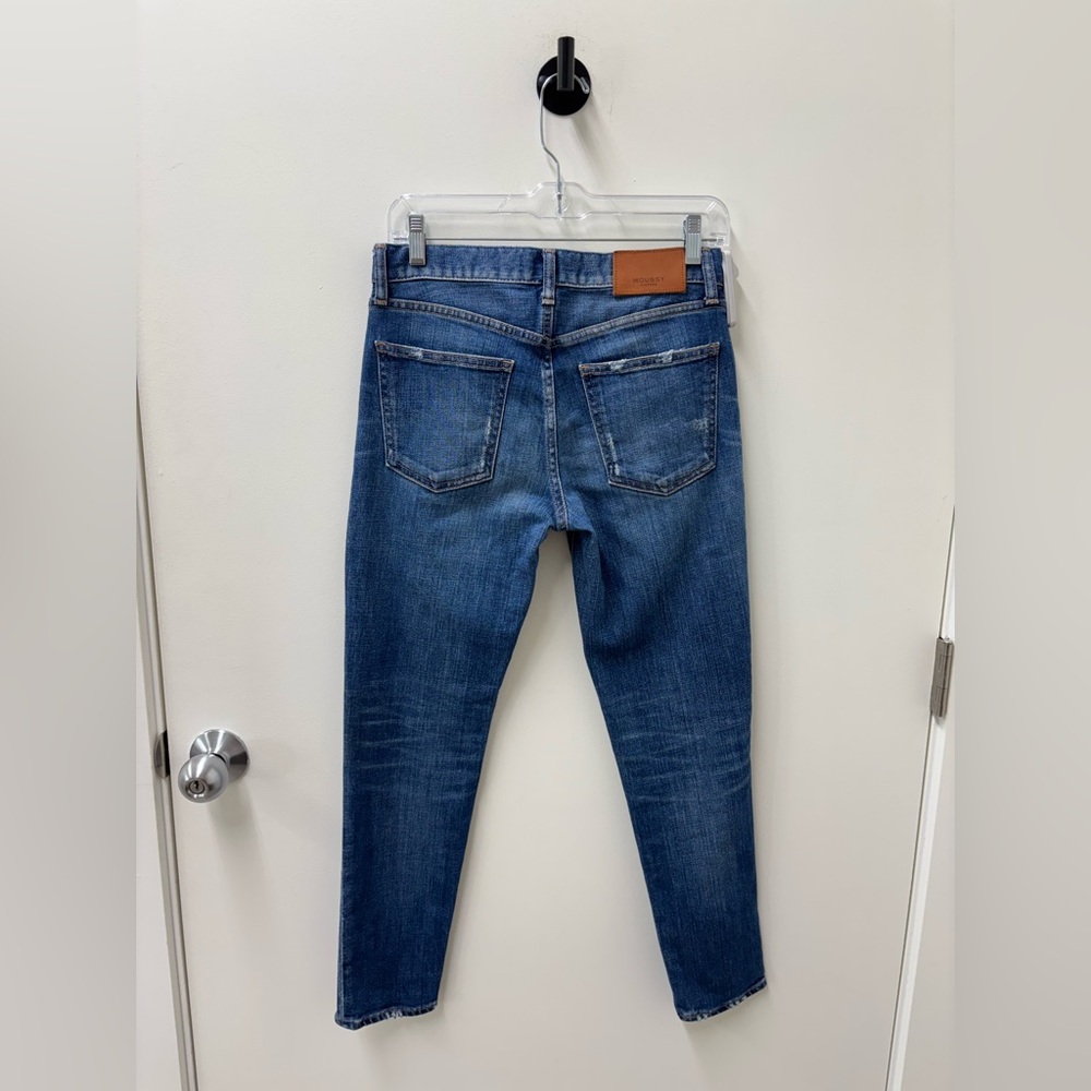 Moussy Vintage Women's Mid-Rise Skinny Jeans in Dark Wash - Picture 5 of 5